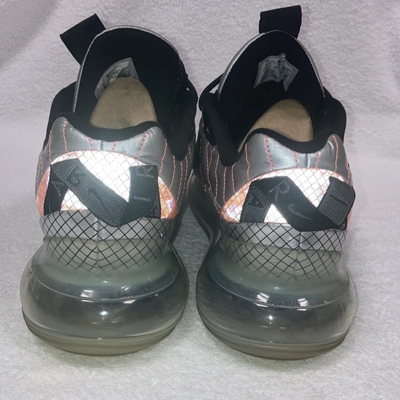 Nike Mx-720-818 Gs Metallic Silver/black Cq4010-001 Sz 7y / 10 women’s, … - Picture 3 of 8